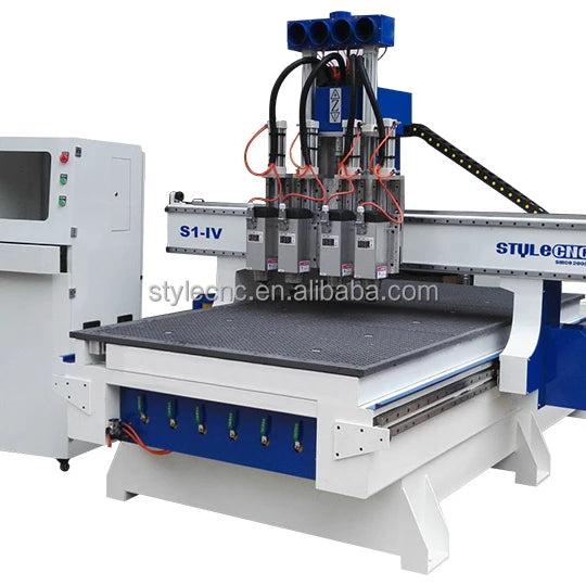4x8 CNC Router Table for Commercial Use woodworking with multi-spindles