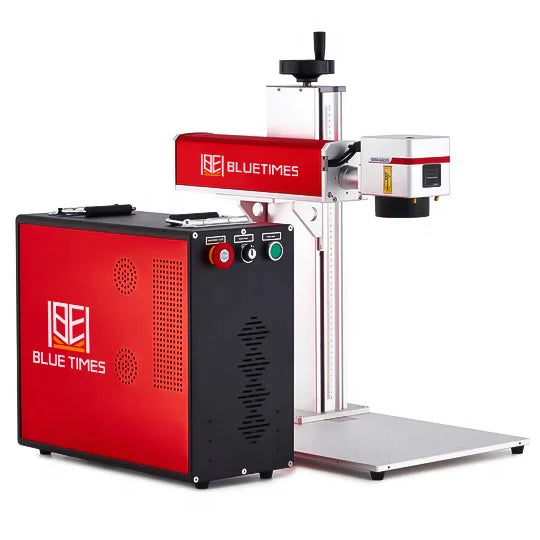 Blue Times price 30W 50W 60 watt jpt mopa fiber laser marking machine for marking engraving