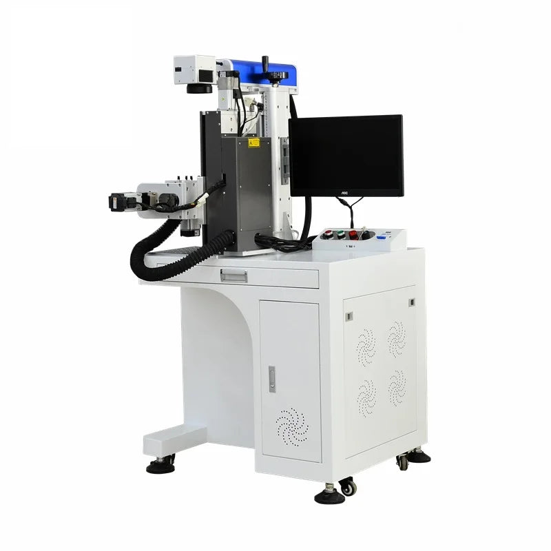 Second-hand JGH-108 3W 3D Laser Marking Machine widely used in machinery hardware tool and some high-precision products