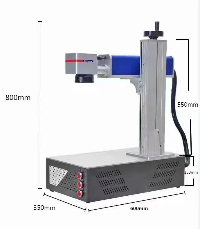 50W Fiber Laser Marking Machine For Manufacturing-Processing-Machinery