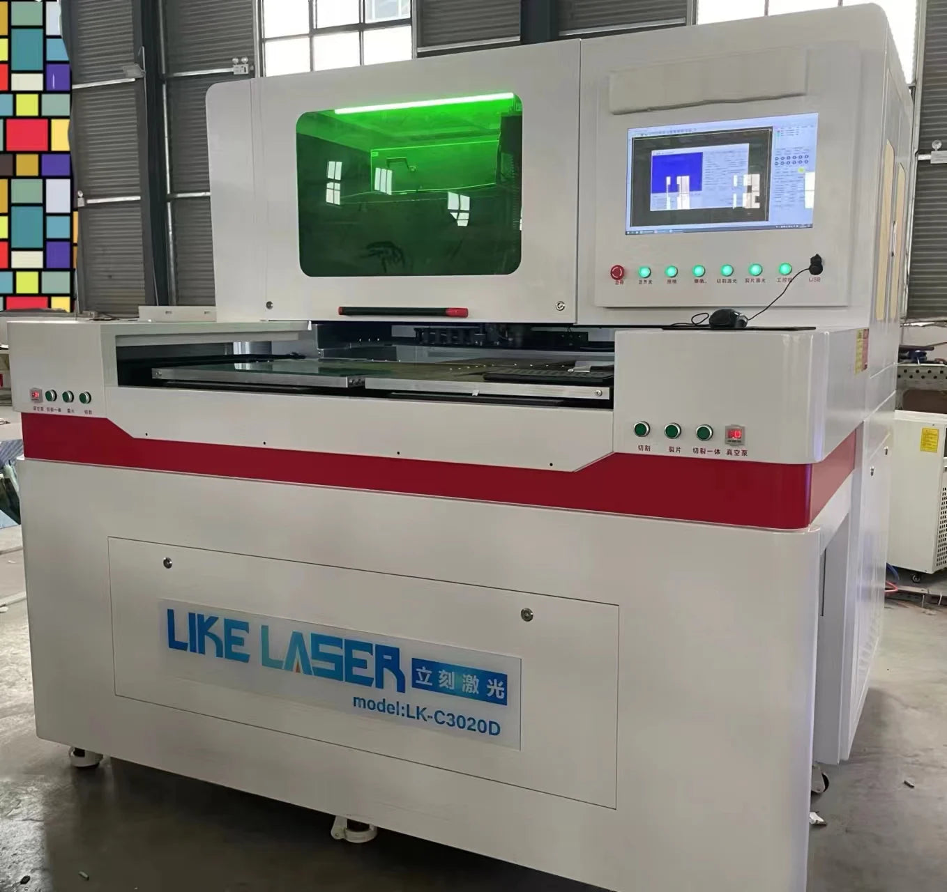 Factory price laser cutting machine laser drilling machine for glass hole mirror