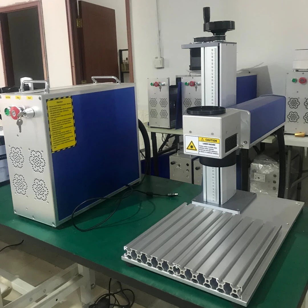 metal deep relief sculpture fiber laser marking machine 20w 30w 50w 100w 3d