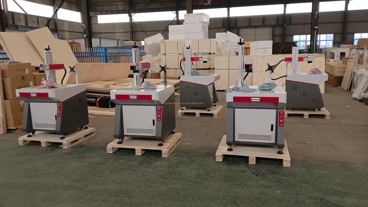 Fiber laser marking machine laser engraving machine RAYCUS JPT laser source and EZCAD2 control software