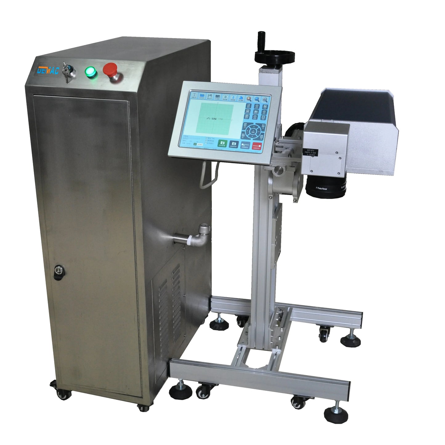 UV Laser Coder High Speed Qr Code Coder Automatic UV Laser Marking Machine for Electronic/Plastic