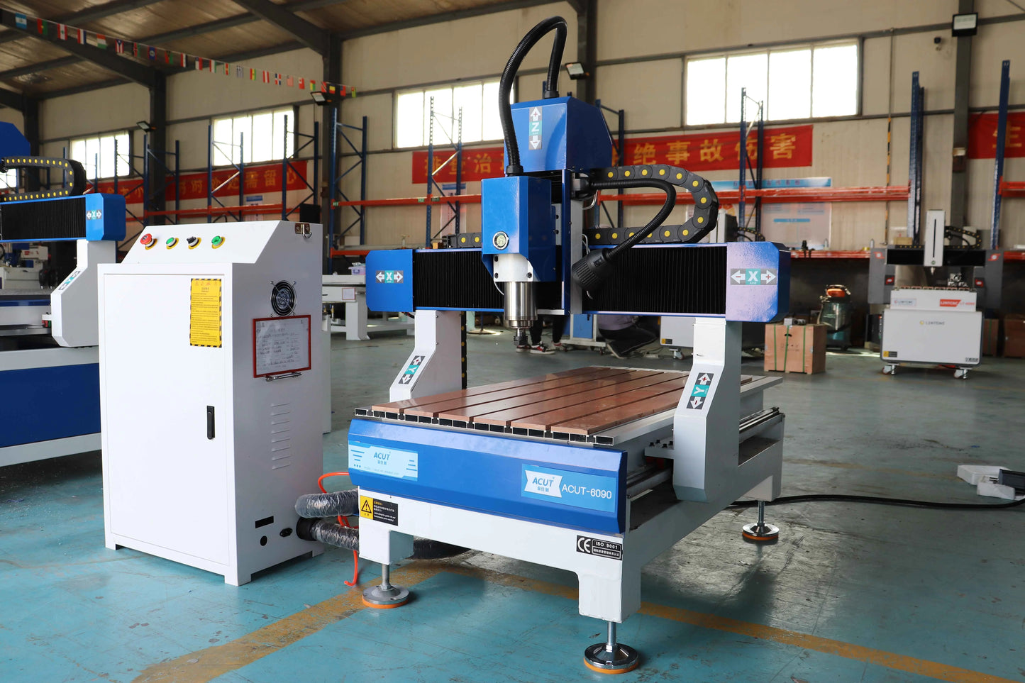 CNC Router 6090 2.2kw Desktop CNC 6040 6090 4 Axis Engraving Woodworking CNC Wood Router
