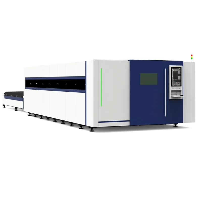 Fully enclosed Exchange Table high power Fibre Laser Cutting Machine Stainless Steel Good Performance laser cutter