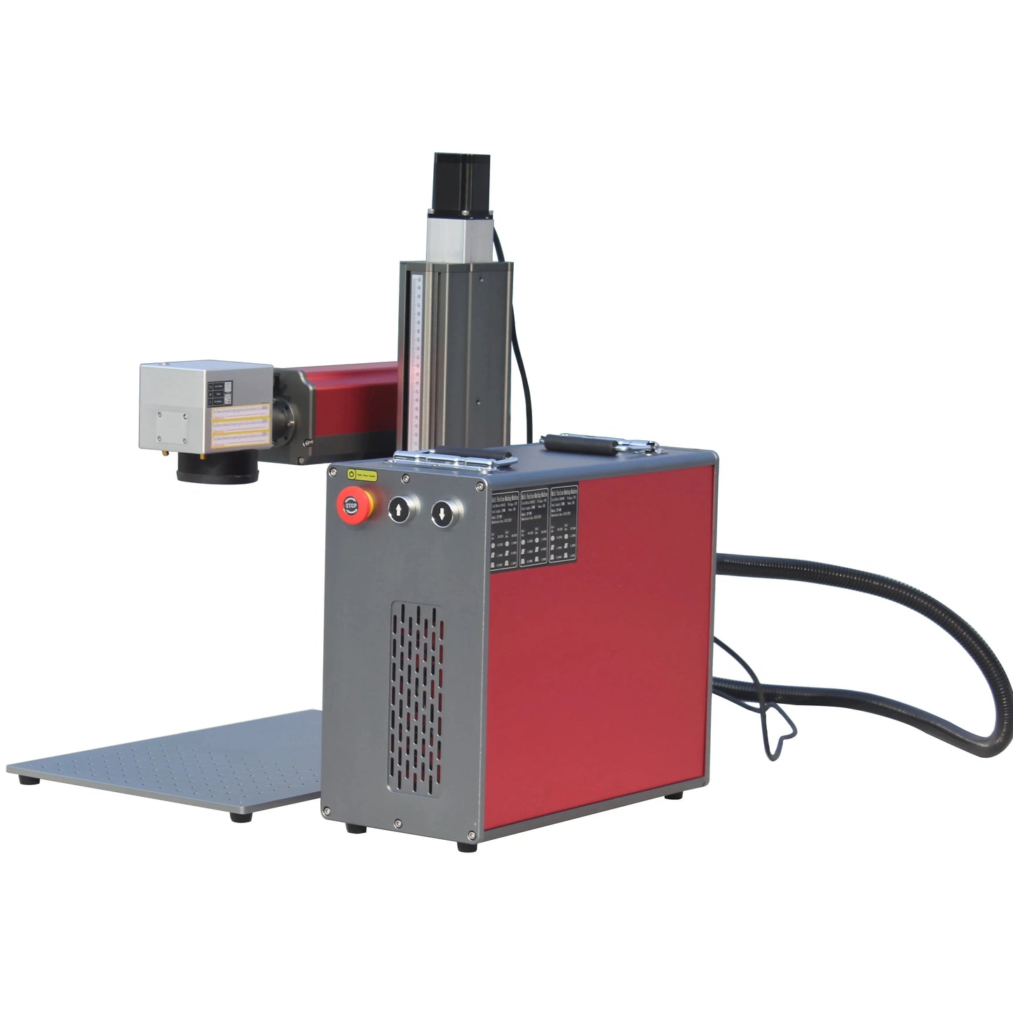 Portable small fiber laser 20w 30w 50w 100w Max Raycus JPT cnc desktop fiber laser marking machine price for metal sale