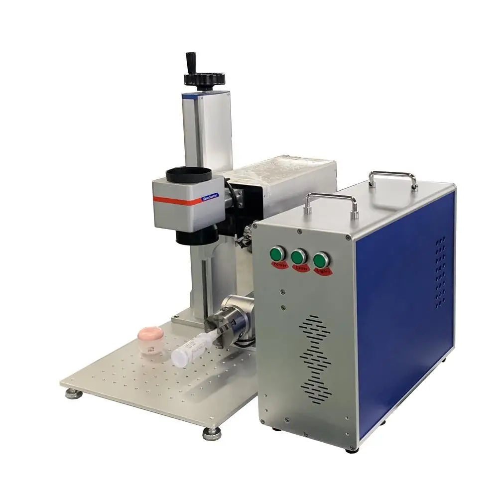 3W 5W 10W UV fiber optic Smart Type Fiber Laser Marking Machine from Haotian Laser