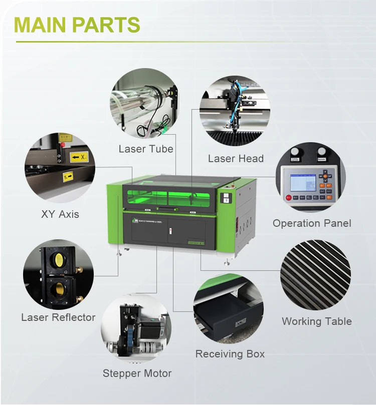 150W Auto Focus Laser Head CO2 Laser Engraving Machine China Factory 1309 Laser Cutter