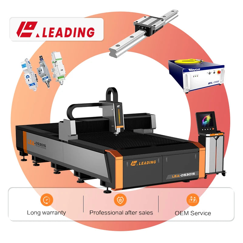 Factory Direct Selling Metal stainless carbon steel aluminum plate fiber laser cutting machine 3000w 1500w 2000w