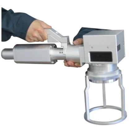 Haotian handheld design 30W/50W JPT fiber laser marking machine