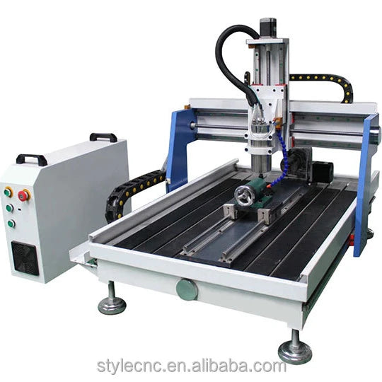Entry Level Desktop 4th Axis CNC Router Machine with 2x3 Rotary Table