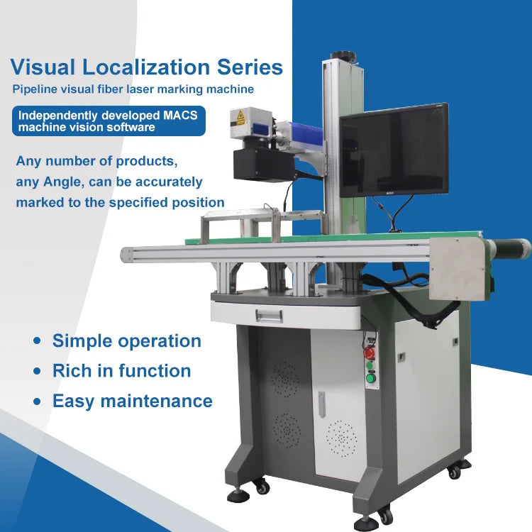 Factory Supplier High Speed Visual Laser Marking Machine 20w 30w 50w Fiber Laser Marking Machine