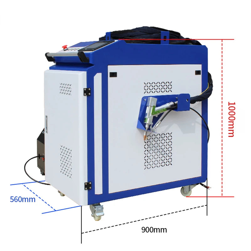 2000W Handheld Laser Welding Machine 3 in 1 Metal Welding Cutting Cleaning 1000W 1500W for Oxides on Stainless Steel Surfaces