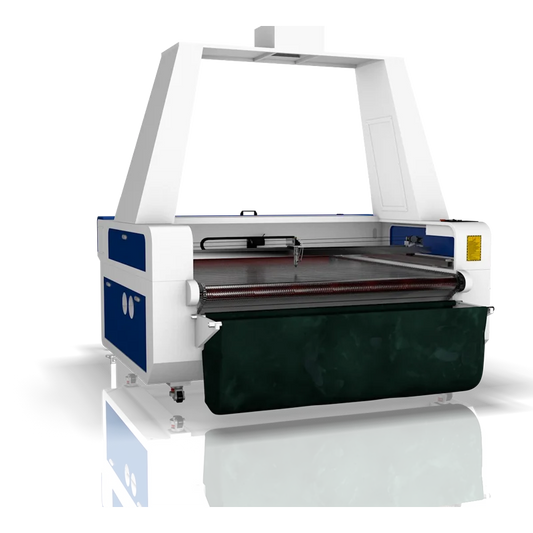 Co2 Laser Machine Double head laser fabric cutting machine 1600*1000mm 100w 130w 150w  with high speed made in china