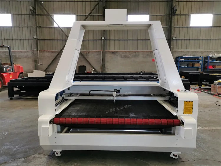 Co2 Laser Machine Double head laser fabric cutting machine 1600*1000mm 100w 130w 150w  with high speed made in china
