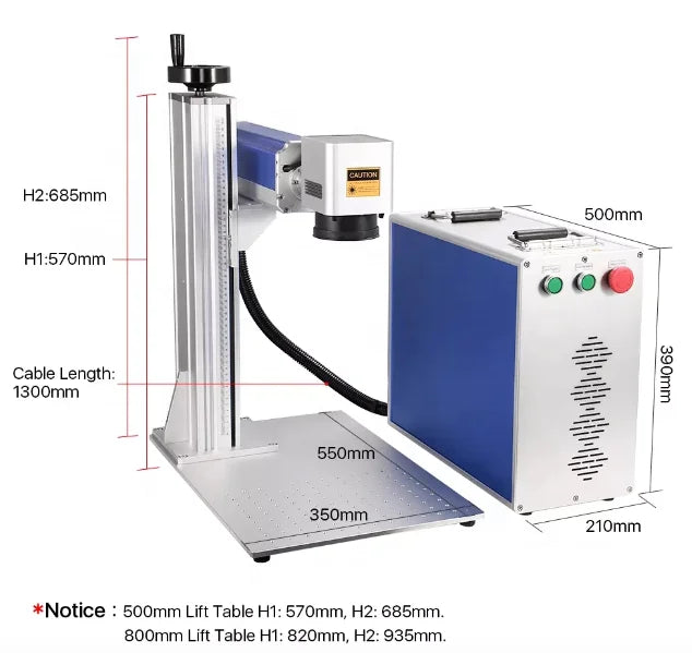DOYA Fiber Laser Marking Machine Fiber Laser Engraving Machine for Metal Stainless Steel Jewelry Gold Silver Aluminum