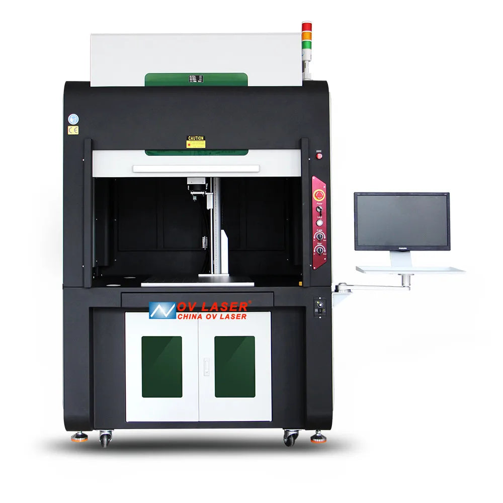Custom large enclosed fiber laser cutting machine cnc laser cutting machine jewelry cutting fiber laser cut stainless steel