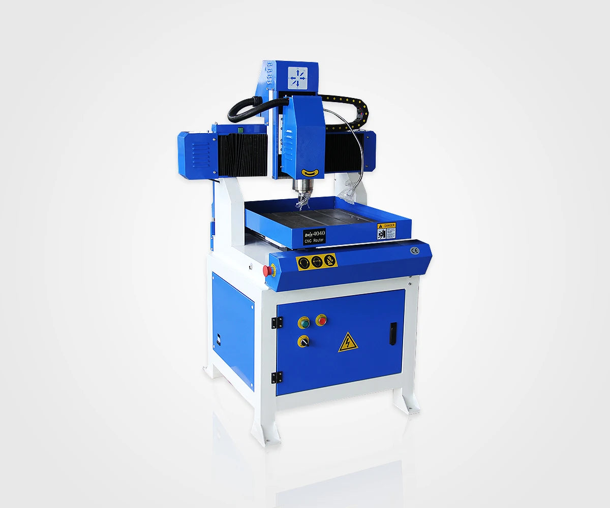 CNC Router 3 Axis Work Centers Metal Rotary Milling Machine With Table Moving 4040 6060