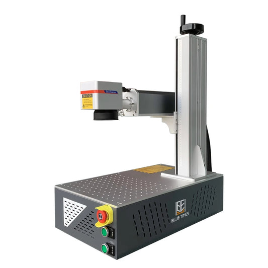 Bluetimes Portable 20w 30w 50w Fiber Laser Marking Machine on Metal Aluminum Small Laser Marker