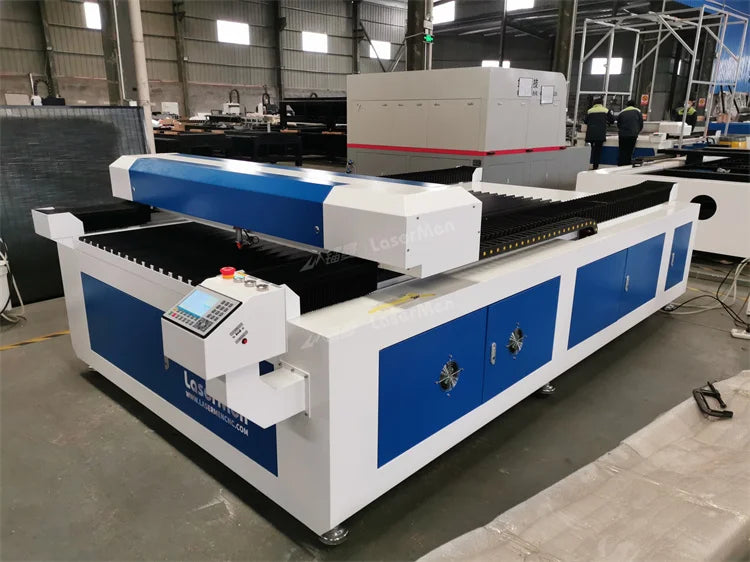 LaserMen 130*250cm co2 laser cutting engraving machine 100W 130w 150w reci tube C02 laser cutting machine 180w 300w