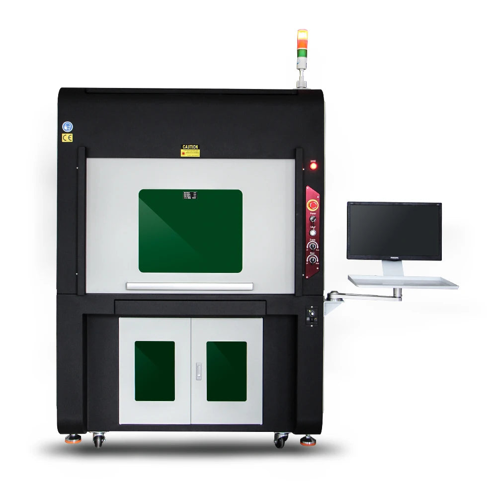 Custom large enclosed fiber laser cutting machine cnc laser cutting machine jewelry cutting fiber laser cut stainless steel