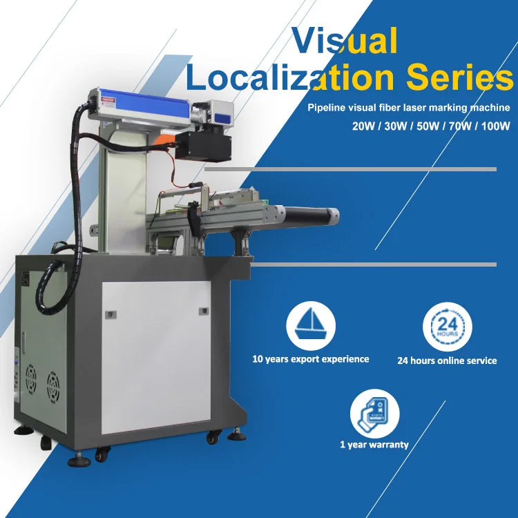 Factory Supplier High Speed Visual Laser Marking Machine 20w 30w 50w Fiber Laser Marking Machine