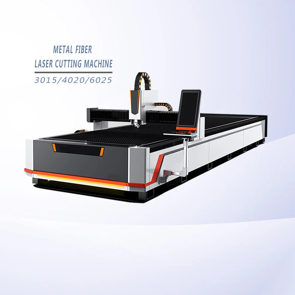 CNC Fiber Laser Cutting Machine For Sheet Metal And Tube 1Kw 1500W 3Kw 6Kw High Power Laser Cutter With Maintenance Warranty