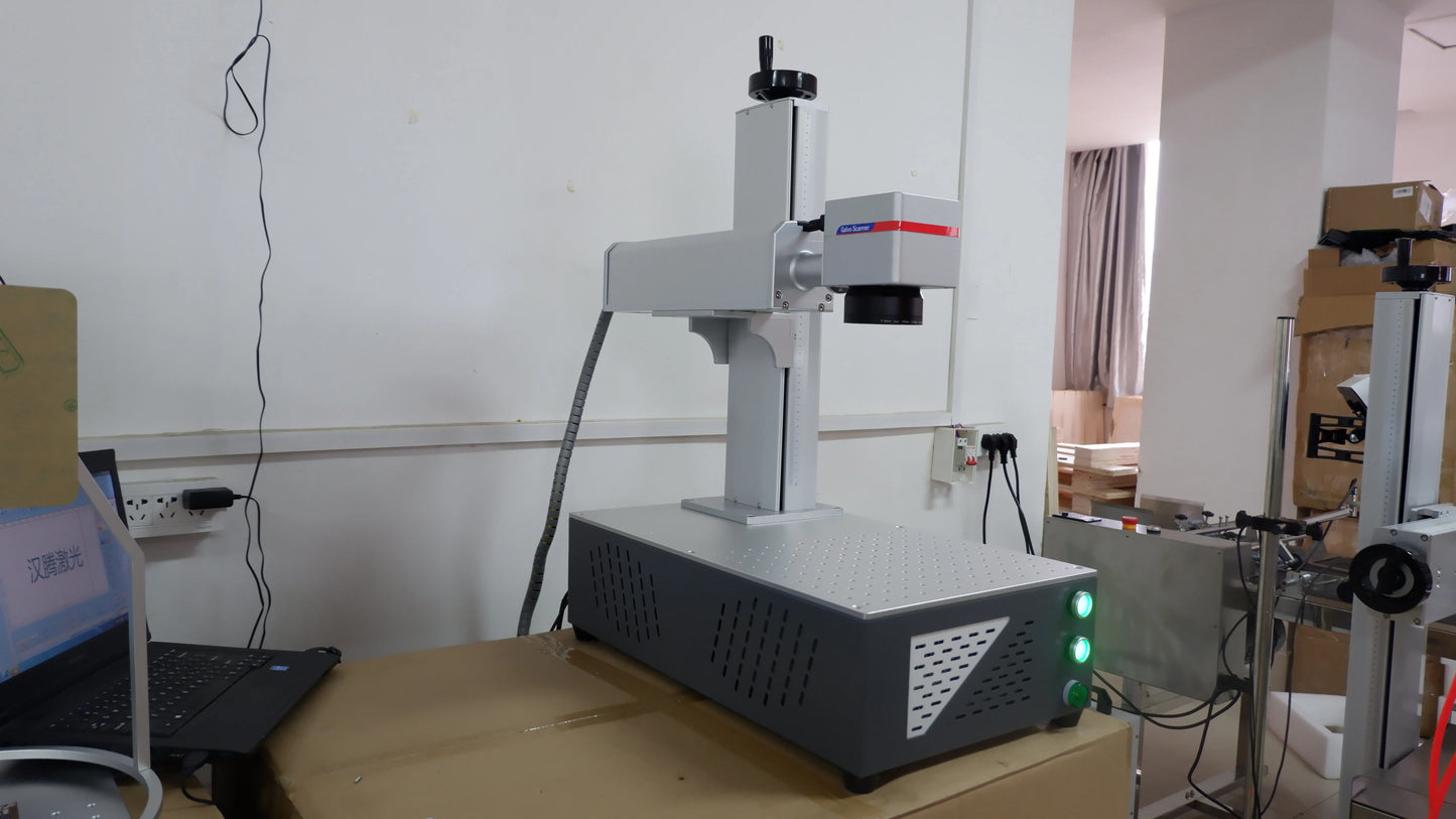 fiber laser marking machine for ring 30w 50w 80w  jewelry laser engraving machine