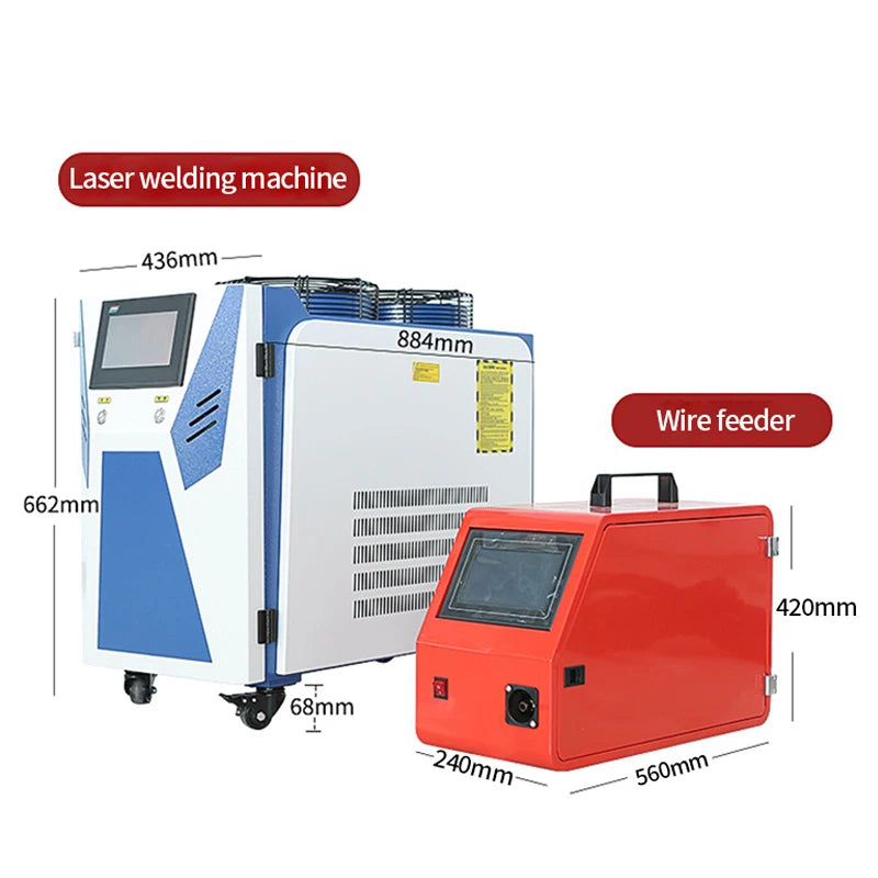 2000W Handheld Laser Welding Machine 3 in 1 Metal Welding Cutting Cleaning 1000W 1500W for Oxides on Stainless Steel Surfaces