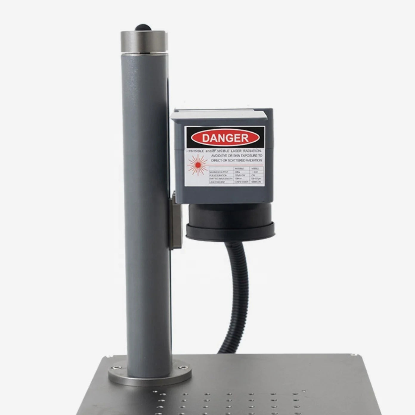 Production date big format electric barcode desktop fiber 30w 20w laser marking machine