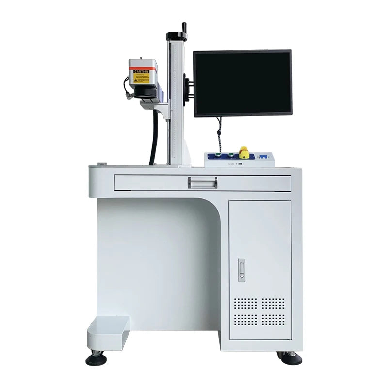 Efficiently hot sale 20w 30w 50W 60w 80W 100W laser marking machine Galvo Brand for DXF PLT Graphic Format