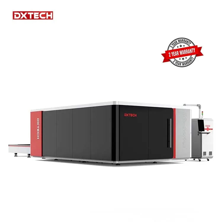 Dxtech 4*2m metal sheet fiber laser cutting machine high power 20KW factory price