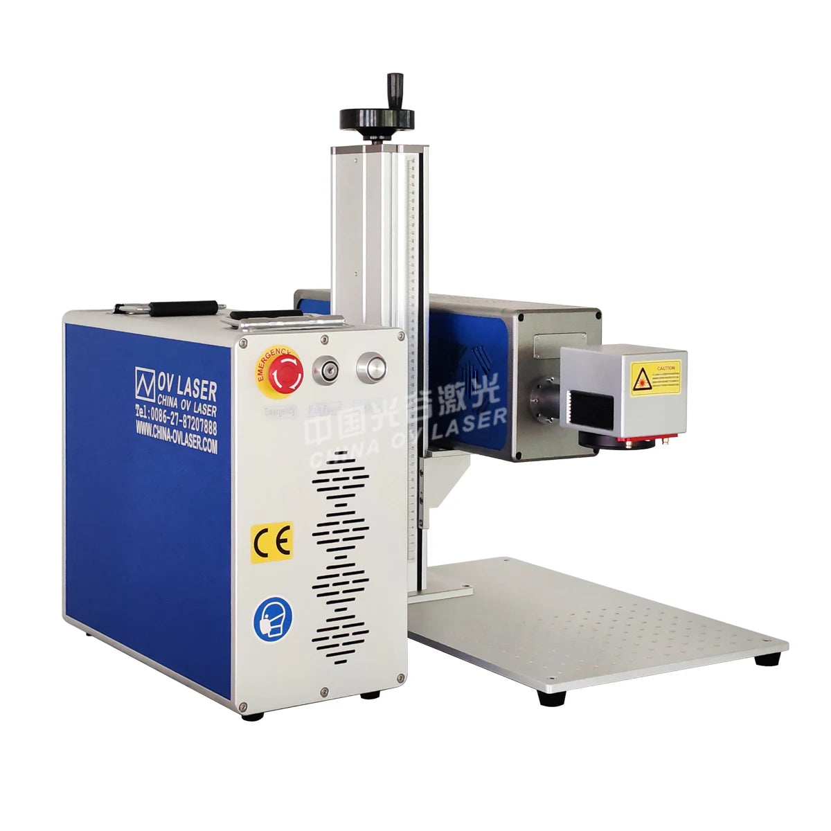 Co2 Galvo Desktop Laser 35W 60W  Laser Marking Machine Working Table With Rotary Device for wood cups