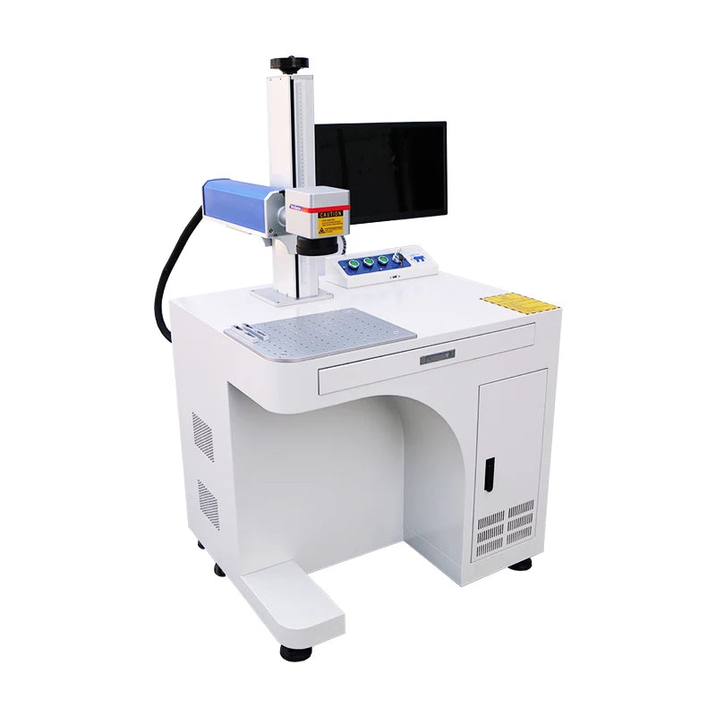 Efficiently hot sale 20w 30w 50W 60w 80W 100W laser marking machine Galvo Brand for DXF PLT Graphic Format