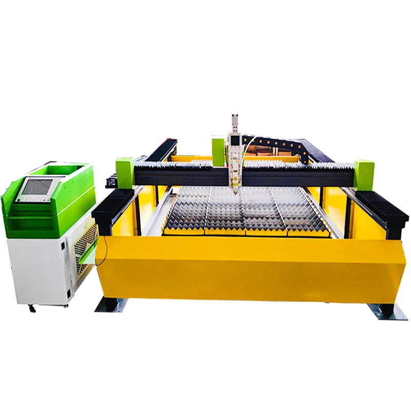 Cost performance fiber laser cutting machine 1500w Servo motor Steel Plate 3015 2060 Cypcut CNC laser cutting technology  steels