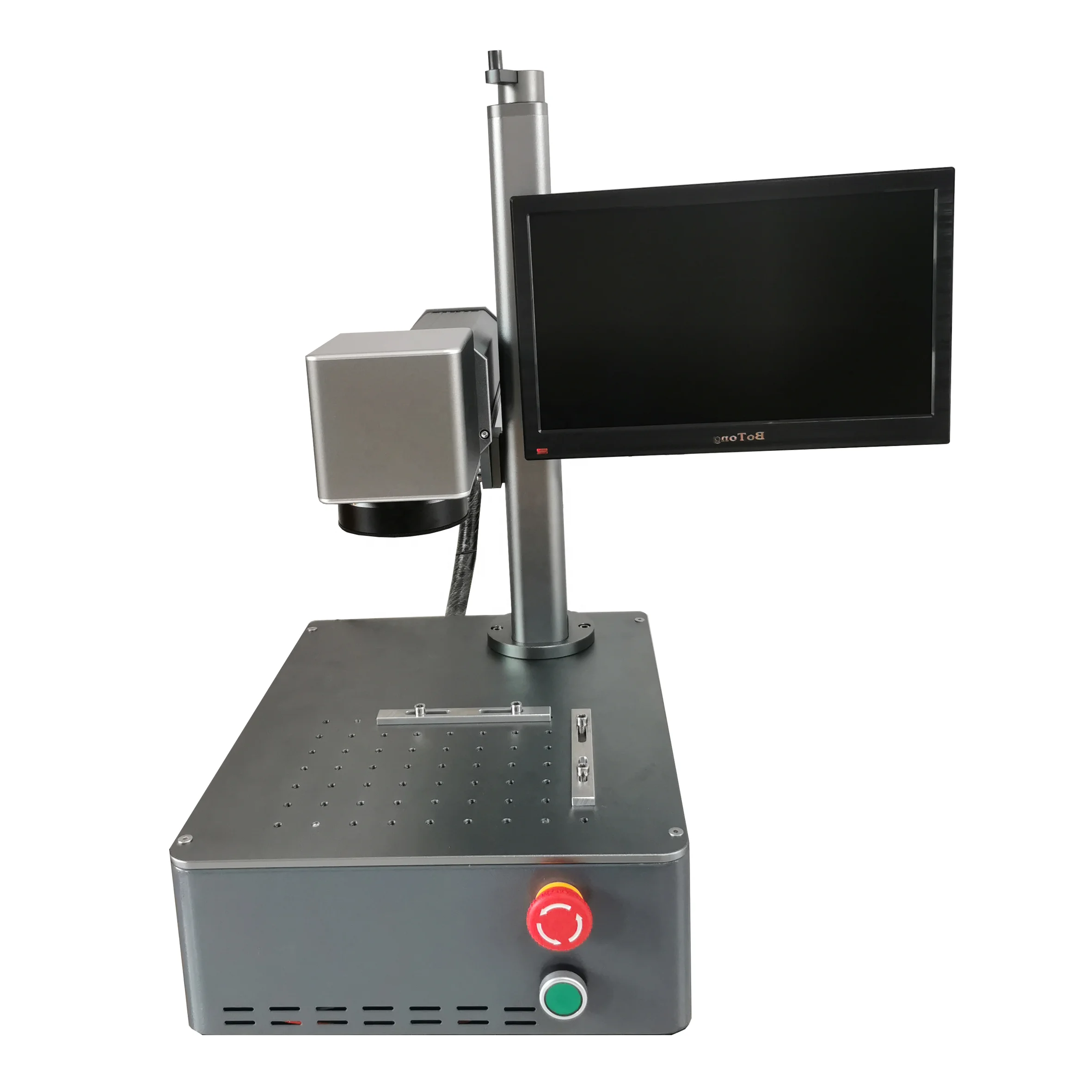 Automatic marking small desktop fiber laser marking machine for deep c ...