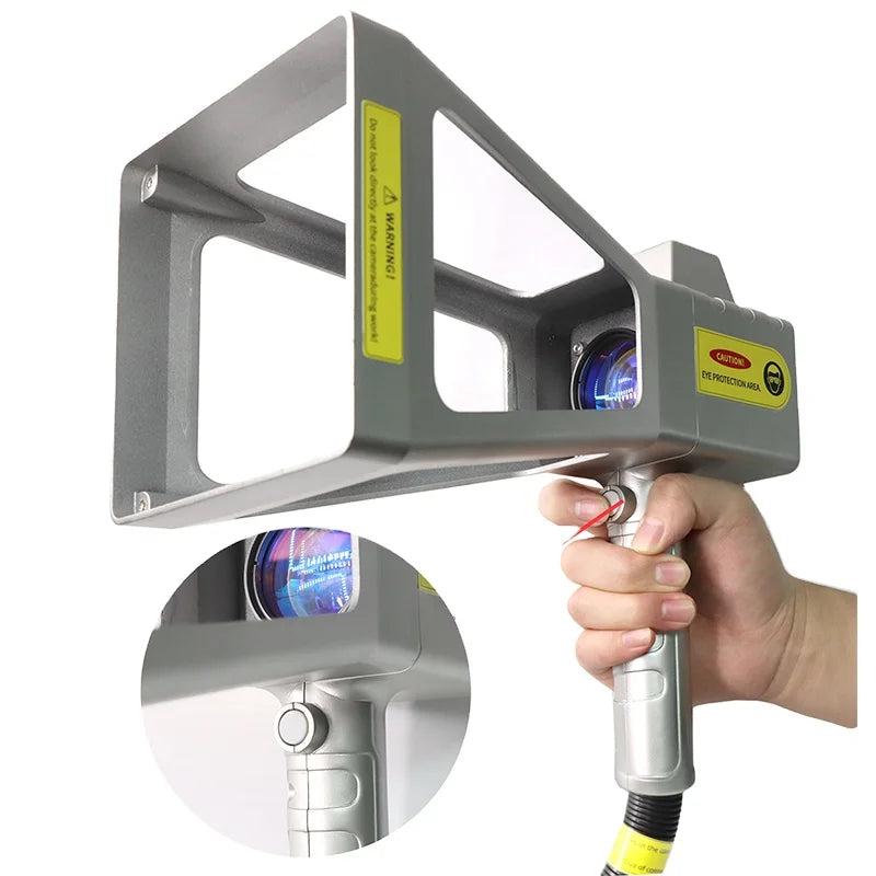 CNC LY Mini Portable Handheld Laser Marking Machine 20w/30w Small Size Fiber Laser Engraver Supports DWG Format