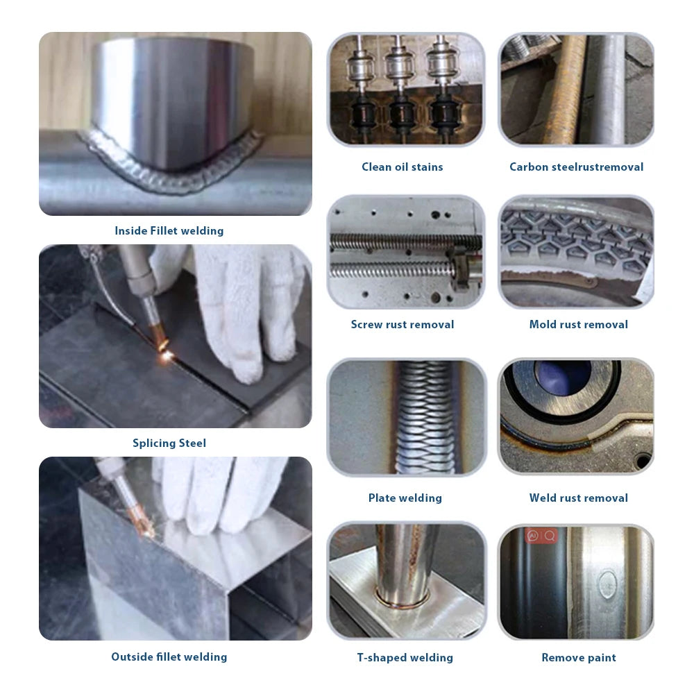 Cooling System Laser Cutting Cleaning Laser Welders Fiber Mold Laser Welding Machine Portable 1500w 3 In 1 For Stainless Steel