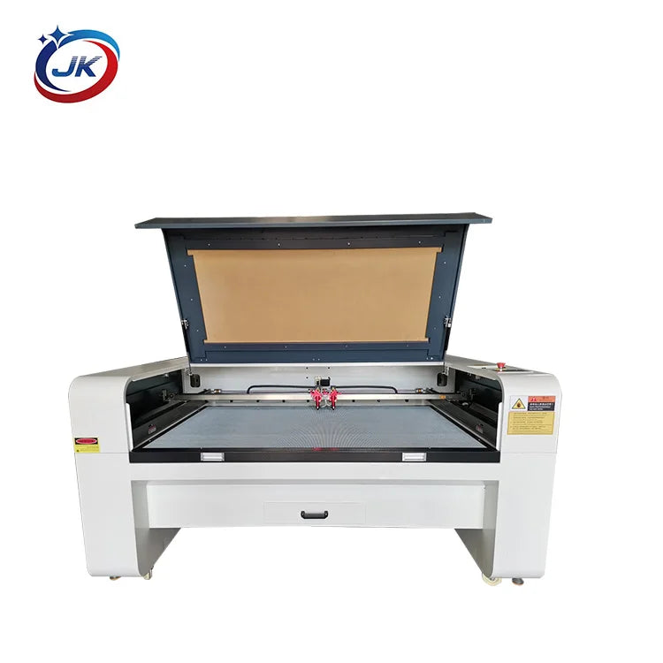 CO2  laser machine two heads 1610  for leather fabric cloth  acrylic cutter mdf laser cutting machine wood laser