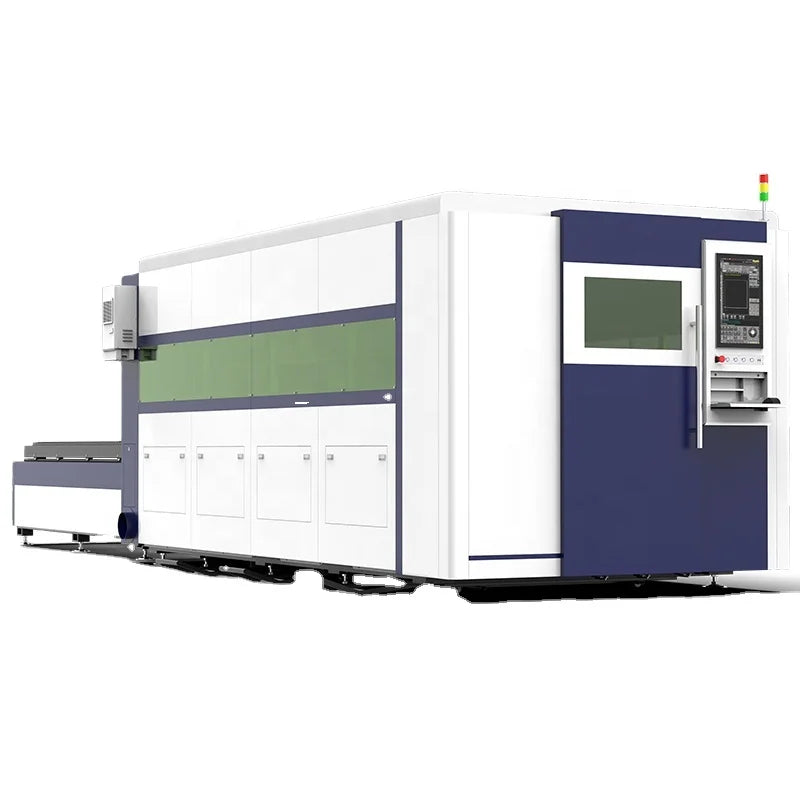 CNC Metal Sheet Fiber Laser Cutting machine with Exchange Platform for Metal plate