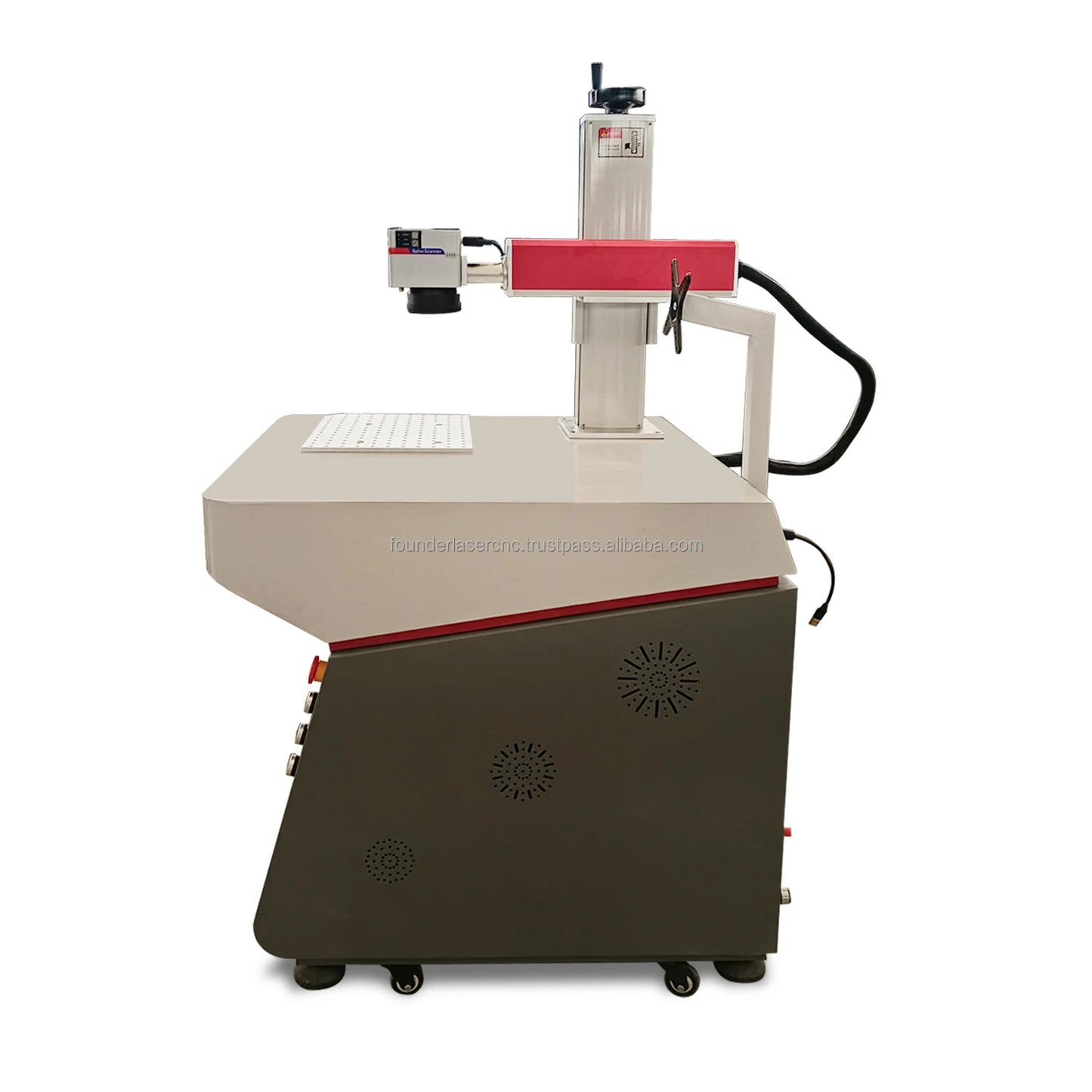 Fiber laser marking machine laser engraving machine RAYCUS JPT laser source and EZCAD2 control software