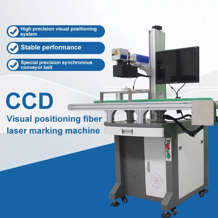 Factory Supplier High Speed Visual Laser Marking Machine 20w 30w 50w Fiber Laser Marking Machine