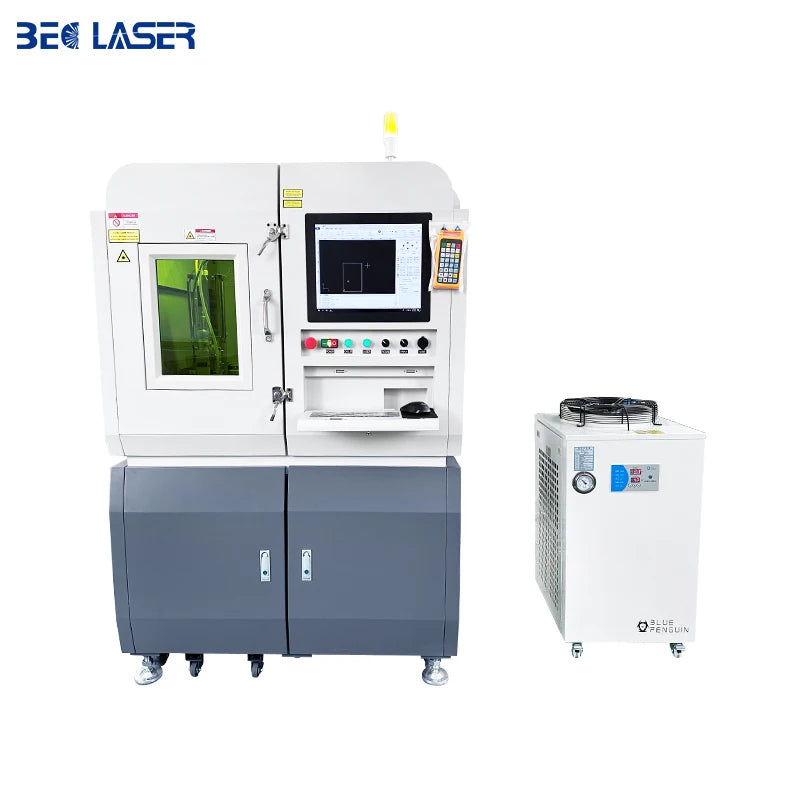 Factory price Shenzhen gold silver stainless steel brass name necklace BEC Raycus 500W fiber laser cutting machine for jewellery