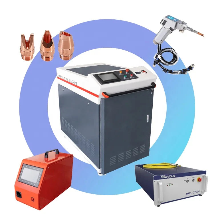 BLUETIMES high quality best price 3-in-1 handheld fiber laser welding machine for metal welding cleaning cutting